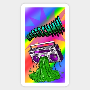 Radio Vomit (RAINBOW) Sticker